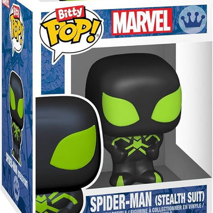 Funko Pop! Bitty: Spider-Man - Venom, Anti-Venom, She-Venom, and Mystery Chase Figure - 0.9 Inch (2.2 Cm) - Marvel Comics Collectable - Stackable Display Shelf Included