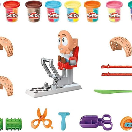 Play-Doh Crazy Cuts Stylist Set, Hair Salon Toy with Tools & 8 Tri-Color Cans, Back to School Classroom Supplies, Kids Arts & Crafts, Preschool Toys, Ages 3+