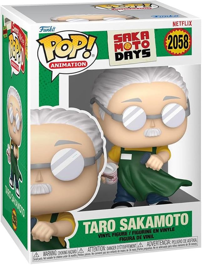 Funko Pop! Animation: Sakamoto Days - Taro Sakamoto - 1/6 Odds for Rare Chase Variant - Collectable Vinyl Figure - Gift Idea - Official Merchandise - Toys for Kids & Adults - Anime Fans