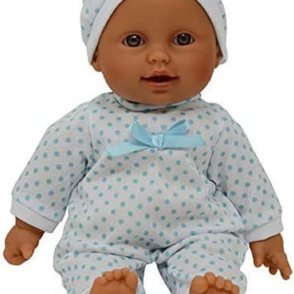 11 inch Soft Body Hispanic Newborn Baby Doll in Gift Box - Doll Pacifier Included