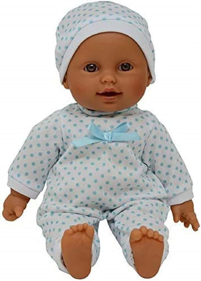 11 inch Soft Body Hispanic Newborn Baby Doll in Gift Box - Doll Pacifier Included