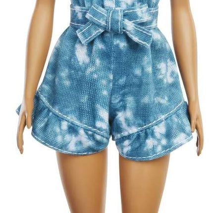 Barbie Fashionistas Doll # 173, Tie-Dye Romper, Toy for Kids 3 to 8 Years Old