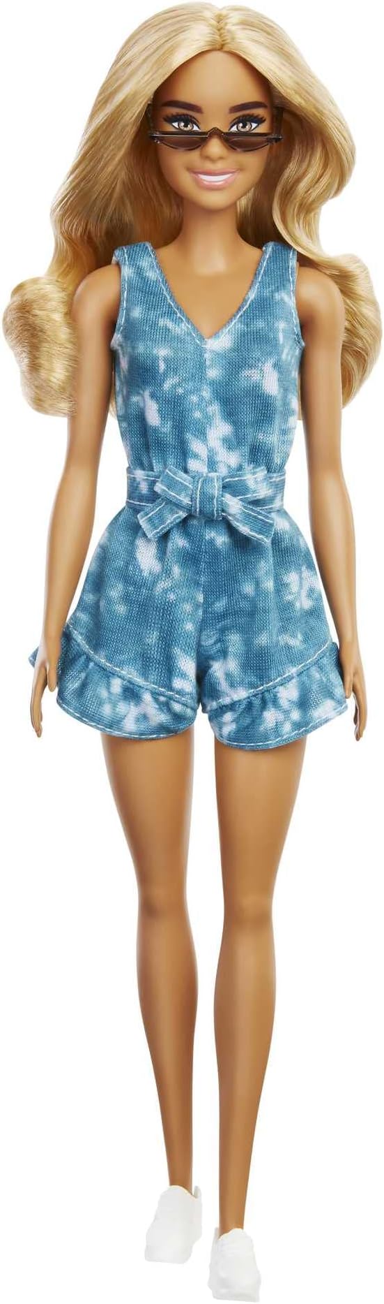 Barbie Fashionistas Doll # 173, Tie-Dye Romper, Toy for Kids 3 to 8 Years Old
