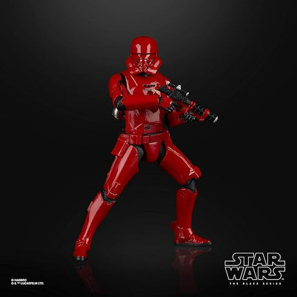 STAR WARS The Black Series Sith Jet Trooper Toy 6-inch Scale The Rise of Skywalker Collectible Action Figure, Kids Ages 4 and Up, Red