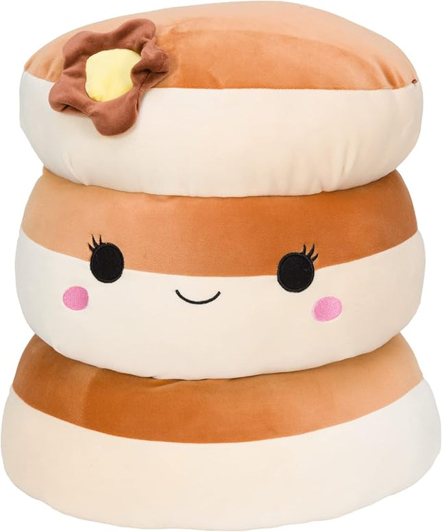 Squishmallows Original 12-Inch Rayen Pancake 3-Stack with Butter Flower - Medium-Sized Ultrasoft Official Jazwares Plush - Amazon Exclusive