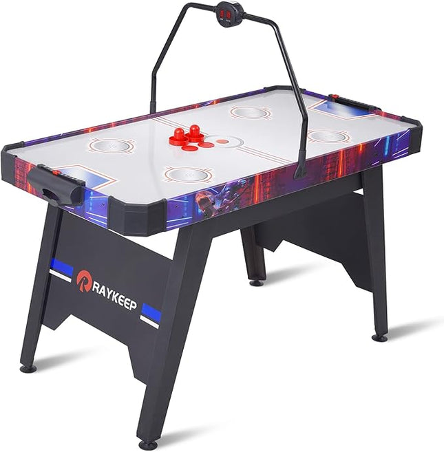 Air Hockey Table, Indoor Hockey Game Table for Adults and Kids, Arcade Gaming Sets w/2 Pucks, 2 Pushers, Digital LED Scoreboard, Powerful 12V Motor for Game Room, Home, Office