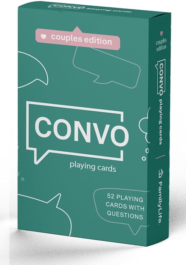FamilyLife’s Convo Playing Cards – Family Games For Adults with Fun and Deep Conversations – Ice Breaker Conversation Games for Any Gathering