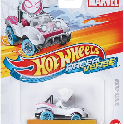 Hot Wheels Racer Verse: Marvel - Spider-Gwen Diecast Vehicle-HRT46