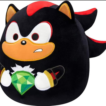 Squishmallows 2025 Original 8 Inch Sonic The Hedgehog Squad Plush - Collectible Soft & Squishy Mini Stuffed Animal Toy - Add to Your Squad - Gift for Kids, Girls & Boys (Shadow)