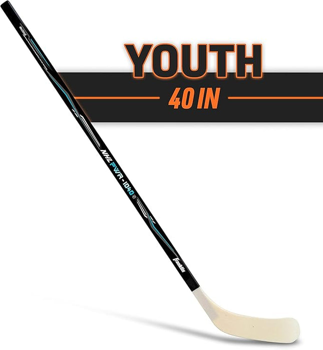 Franklin Sports NHL Kids Street Hockey Sticks - Youth, Junior + Senior Sticks - Right + Left Handed - 40", 48" + 56"