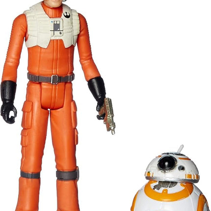 STAR WARS Poe and Bb8 : Resistance Animated Series 3.75-inch Poe Dameron and BB-8 Figure 2-Pack