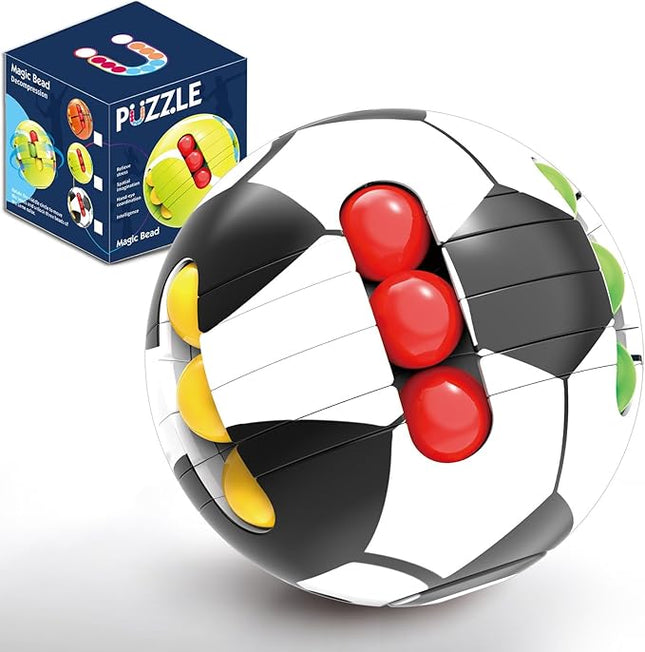 Puzzle Sport Ball Toys - 3D Brain Teasers and Puzzle Games for Kids and Adults, Travel Games for Ages 3+, Intelligence 2.5" Magic Bead, Adult Relieve Stress, Hand Sport, Gifts Kids Boys Girls