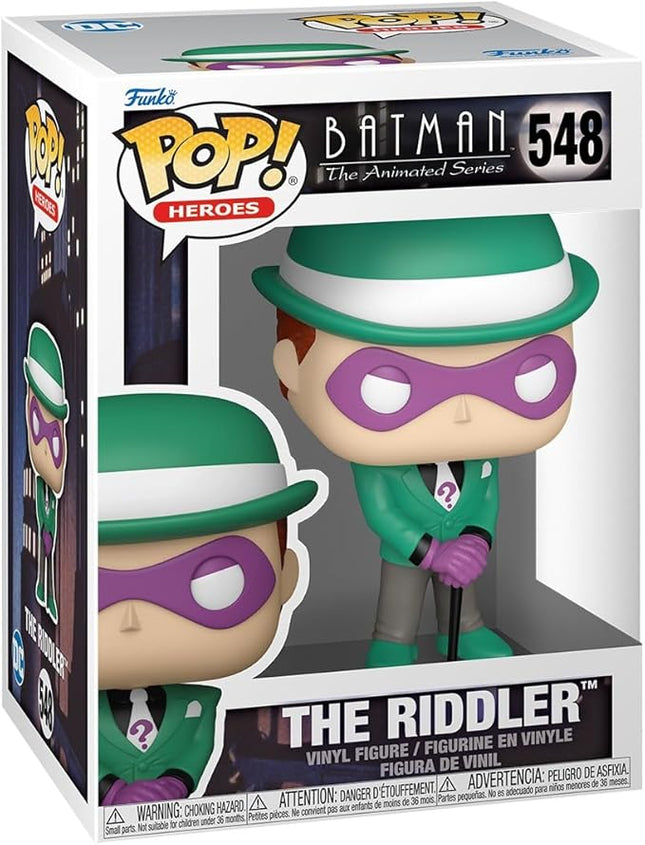 Funko Pop Animation: Batman The Animated Series - The Riddler - Collectable Vinyl Figure - Gift Idea - Official Merchandise - Toys for Kids & Adults - Superheroes Fans - Model Figure for Collectors