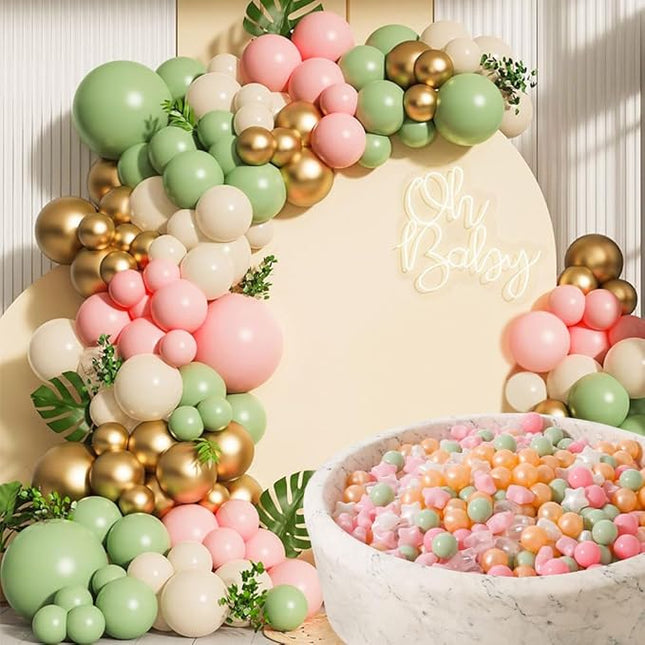 STARBOLO Ball Pit Balls - 100pcs Crush Proof Plastic Children's Toy Balls Macaron Ocean Balls for Birthday Parties Games Pool Foam Ball Pit Play Tent …