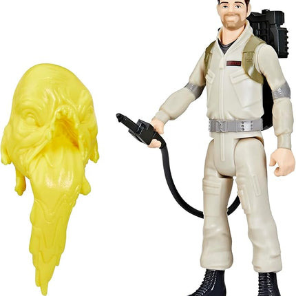 Ghostbusters Fright Features Gary Grooberson Action Figure with Ecto-Stretch Tech Pukey Ghost Toy Accessory, Toys for Kids Ages 4+