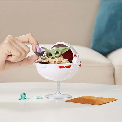 STAR WARS The Bounty Collection Grogu’s Hover-Pram Pack The Child Collectible 2.25-Inch-Scale Figure with Accessories, Kids Ages 4 and Up,Multi-Colored,Standard,F2854