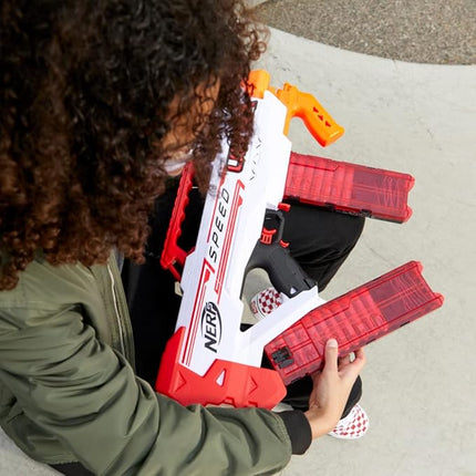 Nerf Ultra Speed Fully Motorized Blaster, Fastest Firing Nerf Ultra Blaster, 24 Nerf AccuStrike Ultra Darts, Uses Only Nerf Ultra Darts