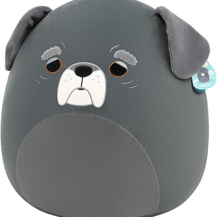 Squishmallows Original 20in Herschel The Black and Grey Senior Dog – Official Jazwares Plush (Jumbo)