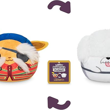 TeeTurtle Jim Henson's Labyrinth Sir Didymus and Ambrosius Reversible 4" Plushie - Cute Kawaii Soft Stuffed Animal