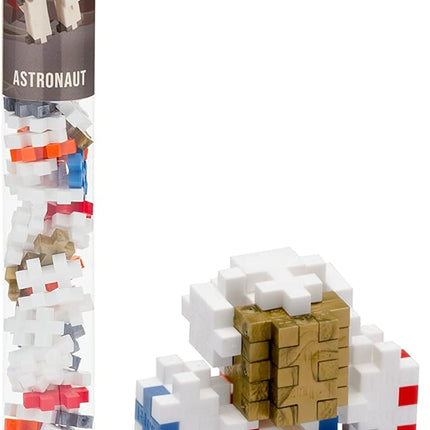 PLUS PLUS - Apollo 11 Space Playset Bundle - Space Mini Maker Tubes and Baseplate Builder - Construction Building STEM | STEAM Toy, Interlocking Mini Puzzle Blocks for Kids