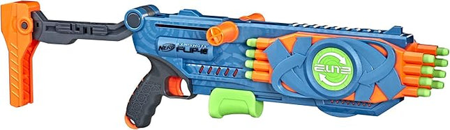 Nerf Elite 2.0 Flipshots Flip-16 Blaster with 16 Dart Barrels That Flip to Double Your Firepower, 16-Dart Capacity, 16 Elite Darts