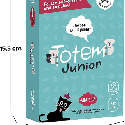 Totem Junior – Therapy Game for Kids | Self-Esteem & Team Building Card Game for Ages 5 and Up | SEL Activities for Children | Mindfulness & Counseling Tool for Home, Classroom & Family Bonding