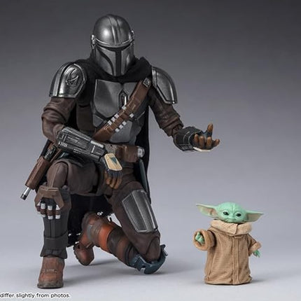 S.H. Figuarts Star Wars The Mandalorian & Grogoo Approx. 5.9 inches (150 mm), ABS & PVC & Fabric, Pre-painted Action Figure