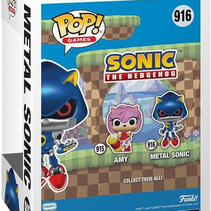 Funko Pop! Games: Sonic The Hedgehog - Metal Sonic - Collectable Vinyl Figure - Gift Idea - Official Merchandise - for Kids & Adults - Games Fans