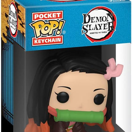 Funko POP! Keychain: Demon Slayer - Nezuko Novelty Keyring - Collectable Mini Figure - Stocking Filler - Gift Idea - Official Merchandise - Anime Fans - Backpack Decor