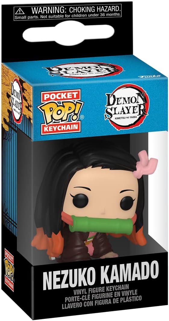 Funko POP! Keychain: Demon Slayer - Nezuko Novelty Keyring - Collectable Mini Figure - Stocking Filler - Gift Idea - Official Merchandise - Anime Fans - Backpack Decor