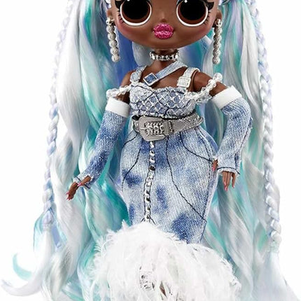 L.O.L. Surprise! OMG Fashion Show Hair Edition Lady Braids 10" Fashion Doll w/Magic Mousse, Transforming Hair, Including Stylish Accessories, Holiday Toy Playset for Kids Ages 4 5 6+ & Collectors