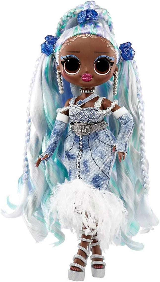 L.O.L. Surprise! OMG Fashion Show Hair Edition Lady Braids 10" Fashion Doll w/Magic Mousse, Transforming Hair, Including Stylish Accessories, Holiday Toy Playset for Kids Ages 4 5 6+ & Collectors