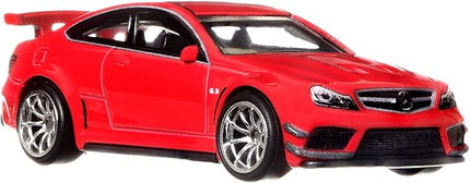 Hot Wheels Car Culture Circuit Legend Mercedes-Benz C63 AMG Coupe Black Series, Premium 1:64 Scale Die-Cast Vehicle
