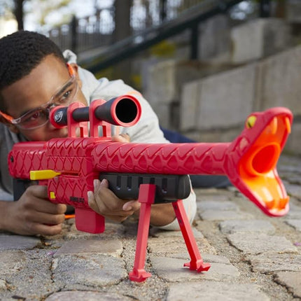 Nerf Roblox Zombie Attack: Viper Strike Dart Blaster, Code to Redeem Exclusive Virtual Item, Clip, 6 Elite Darts