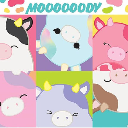 Buffalo Games - Squishmallow - Moooooody - 400 Piece Jigsaw Puzzle for Families Challenging Puzzle Perfect for Game Nights - Finished Size is 21.25 x 15.00