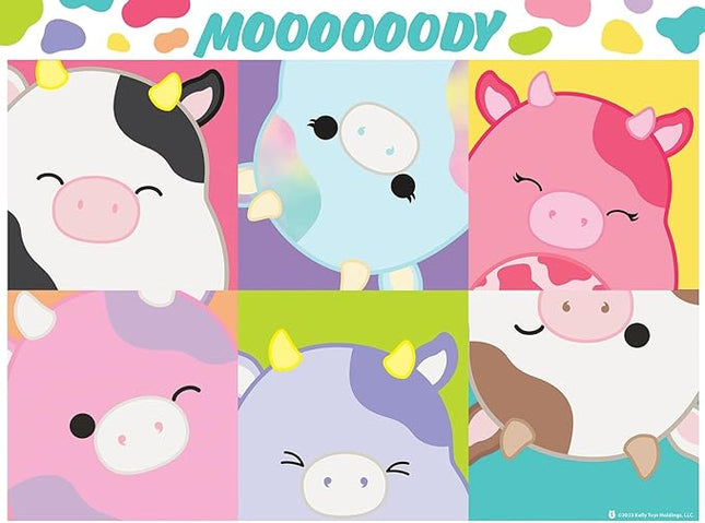 Buffalo Games - Squishmallow - Moooooody - 400 Piece Jigsaw Puzzle for Families Challenging Puzzle Perfect for Game Nights - Finished Size is 21.25 x 15.00