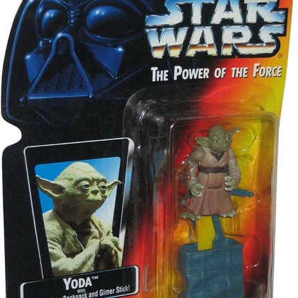 Star Wars Power of the Force Yoda Red Card Action Figure
