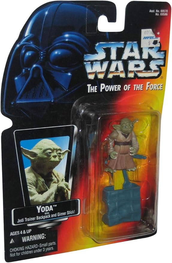 Star Wars Power of the Force Yoda Red Card Action Figure