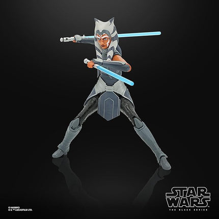 STAR WARS The Black Series Ahsoka Tano Toy 6-Inch-Scale The Clone Wars Collectible Action Figure, Toys for Kids Ages 4 and Up
