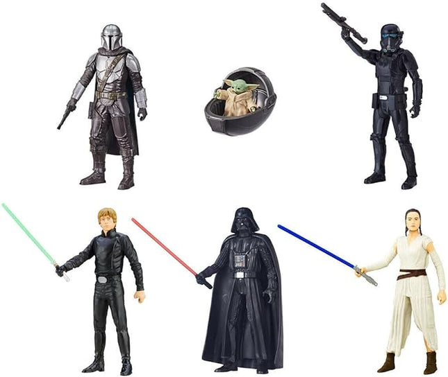 Star Wars Darth Action Figure Set of 6 for 4+ Years Kids - 6 Inch (15.2cm)