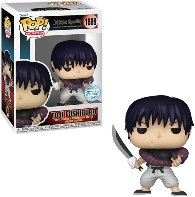 Figurine Funko Pop Animation Jujutsu Kaisen Toji Fushiguro with Chase Modèle aléatoire
