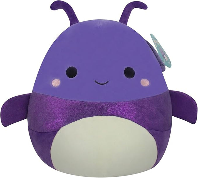 Squishmallows 12-Inch Axel Purple Beetle - Medium-Sized Ultrasoft Official Kelly Toy Plush