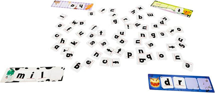 ORCHARD TOYS Match & Spell Game - New Art, Develop Your Children's Early Reading and Spelling Skills in This Updated, Fun Word-Building, 2 Ways to Play, for Ages 4+, Single or Multiplayer