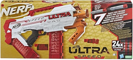 Nerf Ultra Speed Fully Motorized Blaster, Fastest Firing Nerf Ultra Blaster, 24 Nerf AccuStrike Ultra Darts, Uses Only Nerf Ultra Darts