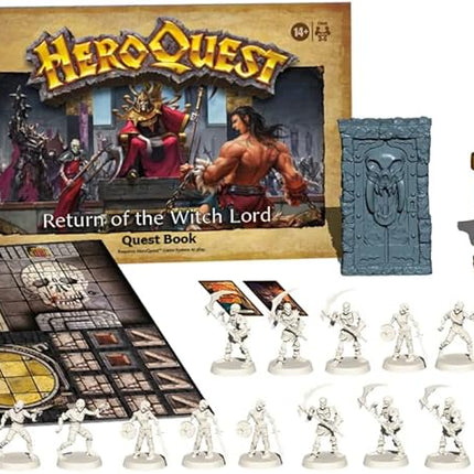 Avalon Hill HeroQuest Return of The Witch Lord Quest Pack, Dungeon Crawler Game for Ages 14+, Requires HeroQuest Game System to Play