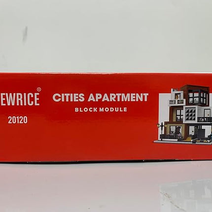 Modern Villas Architecture Building Kit with LED Lights,3 Levels Villas Apartment Building Blocks Toy,for 12+Year Teen,Adul（1399 Pieces）