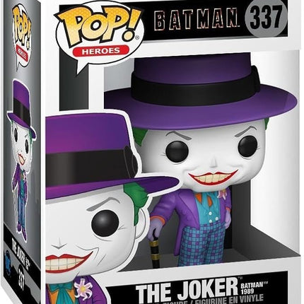 Funko Pop Heroes: Batman 1989-The Joker with Hat - (Styles May Vary) - DC Comics - Collectable Vinyl Figure - Gift Idea - Official Merchandise - Toys for Kids & Adults - Superheroes Fans