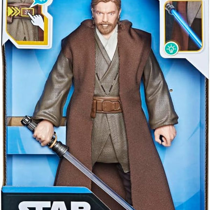 STAR WARS Galactic Action OBI-Wan Kenobi, 12-Inch-Scale Action Figure, Interactive Toys, Toys for 4-Year-Old Boys and Girls
