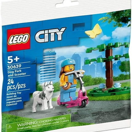LEGO City: Dog Park and Scooter 30639 Polybag Builders Ages 5+