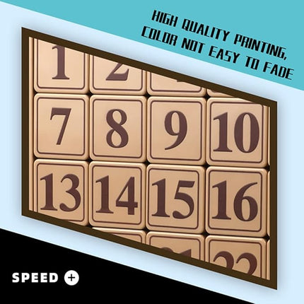 LiangCuber QY Toys 48 Klotski Puzzle Magnetic Sliding Number Puzzle ABS 7x7 Klotski Brain Teasers Toy Tangram Jigsaw Intelligence